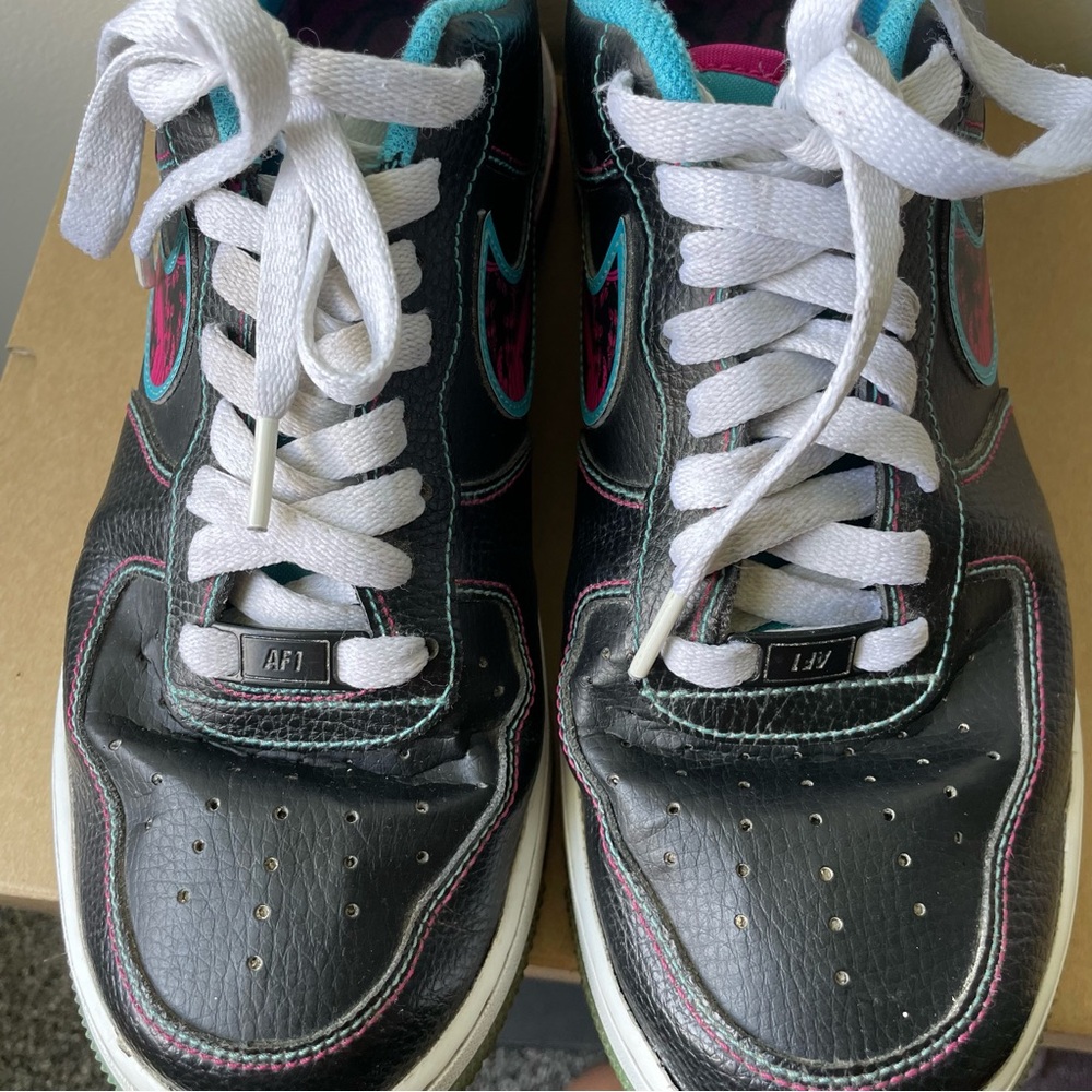 Nike Air Force 1 Miami Nights ‘07 Size 9 Lv8 Sneakers Worn a few times. - Picture 6 of 10